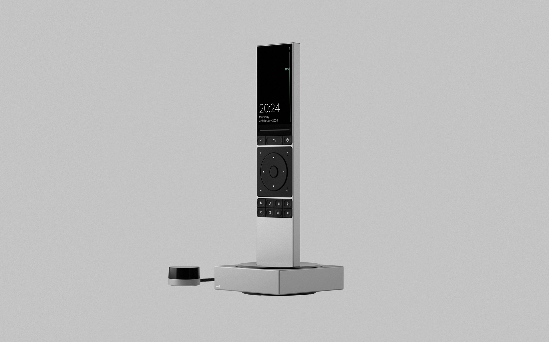 Remote in dock with extender